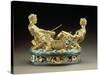 Salt Cellar or Saliera, Belonging to King Francis I of France of the Earth and Sea United-Benvenuto Cellini-Stretched Canvas