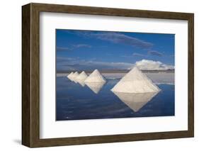 Salt Cones, Salar De Uyuni, Potosi, Bolivia, South America-Gabrielle and Michel Therin-Weise-Framed Photographic Print