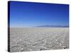 Salt Deposits in Salar de Uyuni Salt Flat and Andes Mountains in Distance in South-Western Bolivia-Simon Montgomery-Stretched Canvas