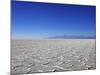 Salt Deposits in Salar de Uyuni Salt Flat and Andes Mountains in Distance in South-Western Bolivia-Simon Montgomery-Mounted Photographic Print