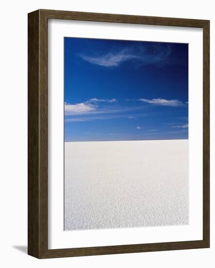Salt Desert of Uyuni, Bolivia, South America-Mark Chivers-Framed Photographic Print