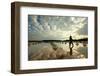 Salt Farm in Eastern, Thailand-isarescheewin-Framed Photographic Print