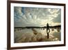 Salt Farm in Eastern, Thailand-isarescheewin-Framed Photographic Print