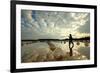 Salt Farm in Eastern, Thailand-isarescheewin-Framed Photographic Print