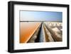 Salt Fields at Phetchaburi, Thailand-isarescheewin-Framed Photographic Print