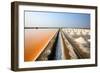 Salt Fields at Phetchaburi, Thailand-isarescheewin-Framed Photographic Print