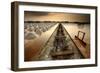 Salt Fields, Phetchaburi, Thailand-isarescheewin-Framed Photographic Print