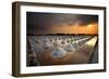 Salt Fields, Phetchaburi, Thailand-isarescheewin-Framed Photographic Print