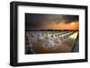 Salt Fields, Phetchaburi, Thailand-isarescheewin-Framed Photographic Print