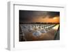 Salt Fields, Phetchaburi, Thailand-isarescheewin-Framed Photographic Print