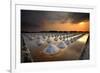 Salt Fields, Phetchaburi, Thailand-isarescheewin-Framed Photographic Print