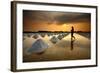 Salt Fields, Phetchaburi, Thailand-isarescheewin-Framed Photographic Print