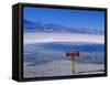 Salt Flats Badwater Death Valley, California, Nevada, USA-Nigel Francis-Framed Stretched Canvas