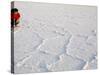 Salt Flats Beside Lac Assal in Rift Valley 152M Below Sea Level, Afar Triangle, Djibouti, Africa-Tony Waltham-Stretched Canvas