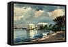 Salt Kettle, Bermuda. Dated: 1899. Dimensions: sheet: 35.4 × 53.3 cm (13 15/16 × 21 in.). Medium...-Winslow Homer-Framed Stretched Canvas