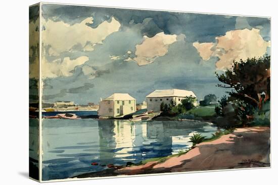 Salt Kettle, Bermuda. Dated: 1899. Dimensions: sheet: 35.4 × 53.3 cm (13 15/16 × 21 in.). Medium...-Winslow Homer-Stretched Canvas