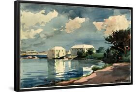 Salt Kettle, Bermuda. Dated: 1899. Dimensions: sheet: 35.4 × 53.3 cm (13 15/16 × 21 in.). Medium...-Winslow Homer-Framed Poster