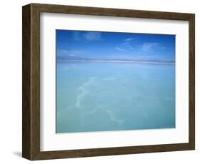 Salt-Laden Water of Lagunada Salada in the Salar de Atacama, Salt Flat, Atacama Desert, Chile-Lin Alder-Framed Photographic Print