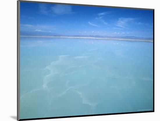 Salt-Laden Water of Lagunada Salada in the Salar de Atacama, Salt Flat, Atacama Desert, Chile-Lin Alder-Mounted Photographic Print