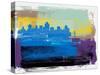 Salt Lake City Abstract Skyline II-Emma Moore-Stretched Canvas