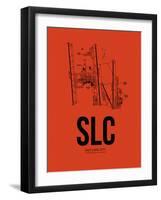 Salt Lake City Airport Orange-NaxArt-Framed Art Print