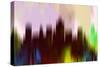 Salt Lake City Downtown Skyline-NaxArt-Stretched Canvas