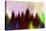 Salt Lake City Downtown Skyline-NaxArt-Stretched Canvas