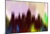 Salt Lake City Downtown Skyline-NaxArt-Mounted Art Print