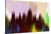 Salt Lake City Downtown Skyline-NaxArt-Stretched Canvas