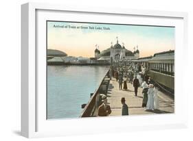 Salt Lake City Train Station-null-Framed Art Print