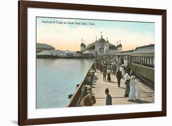 Salt Lake City Train Station-null-Framed Art Print