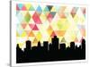 Salt Lake City Triangle-Paperfinch 0-Stretched Canvas