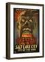 Salt Lake City, Utah - City of the Dead-Lantern Press-Framed Art Print