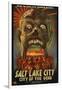 Salt Lake City, Utah - City of the Dead-Lantern Press-Framed Art Print