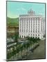 Salt Lake City, Utah - Exterior View of the Hotel Utah, c.1933-Lantern Press-Mounted Art Print