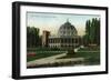 Salt Lake City, Utah, Exterior View of the Salt Palace-Lantern Press-Framed Art Print