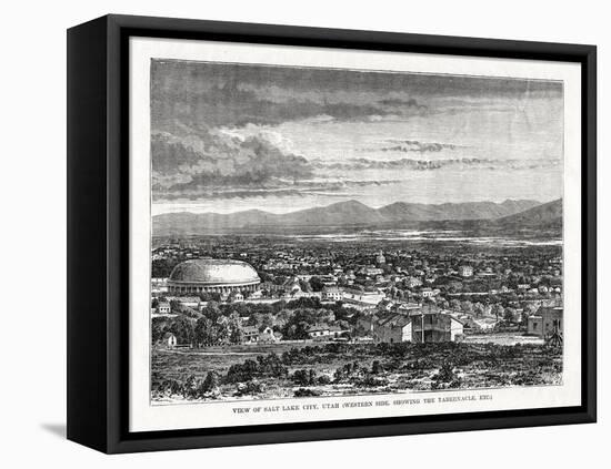 Salt Lake City, Utah, USA, 1877-null-Framed Stretched Canvas