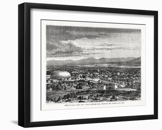 Salt Lake City, Utah, USA, 1877-null-Framed Giclee Print