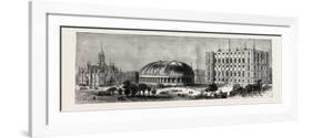 Salt Lake City, Utah, Usa: the Temple, Tabernacle, and Assembly Hall-null-Framed Giclee Print