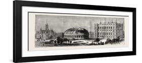 Salt Lake City, Utah, Usa: the Temple, Tabernacle, and Assembly Hall-null-Framed Giclee Print