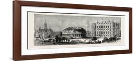 Salt Lake City, Utah, Usa: the Temple, Tabernacle, and Assembly Hall-null-Framed Giclee Print