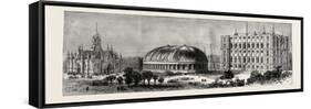 Salt Lake City, Utah, Usa: the Temple, Tabernacle, and Assembly Hall-null-Framed Stretched Canvas