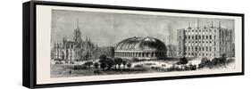 Salt Lake City, Utah, Usa: the Temple, Tabernacle, and Assembly Hall-null-Framed Stretched Canvas