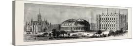 Salt Lake City, Utah, Usa: the Temple, Tabernacle, and Assembly Hall-null-Stretched Canvas