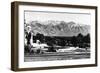 Salt Lake City, Utah, View of the Wasatch Mountains from the Capitol Grounds-Lantern Press-Framed Art Print