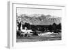 Salt Lake City, Utah, View of the Wasatch Mountains from the Capitol Grounds-Lantern Press-Framed Art Print