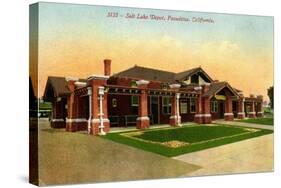 Salt Lake Depot, Pasadena, California, C.1910-35-null-Stretched Canvas