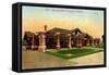 Salt Lake Depot, Pasadena, California, C.1910-35-null-Framed Stretched Canvas