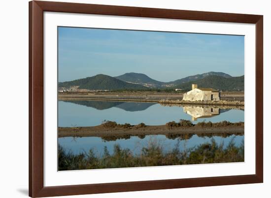 Salt Lake, Ses Salines Natural Park, Ibiza, Balearic Islands, Spain, Mediterranean, Europe-Emanuele Ciccomartino-Framed Photographic Print