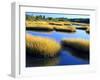 Salt Marsh at Sunrise, Estuary of New Meadow River in Early Autumn, Maine, Usa-Scott T^ Smith-Framed Photographic Print